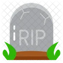 Rip Gravestone Halloween Grave Icon