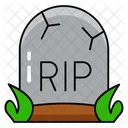 Rip Gravestone Halloween Grave Icon