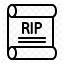 Tombstone Rip Death Icon