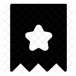 Ripped bookmark Icon