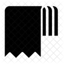 Ripped Bookmark Tag Icon