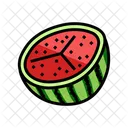 Ripped Watermelon Watermelon Ripe Icon