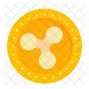 Cryptocurrency Water Background Symbol