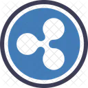 Ripple Coin Cryptocurrency Icon