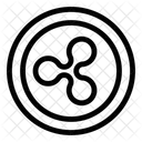 Digital Currency Coin Ripple Coin Icon
