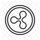 Ripple Cryptocurrency Water Icon