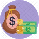 Contabilidad Dinero Bolsa Icon