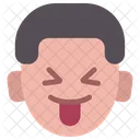 Garoto Emoji Sorridente Ícone