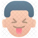 Garoto Emoji Sorridente Ícone