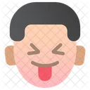 Garoto Emoji Sorridente Ícone