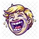 Rire Drole Gloussement Reaction Icône