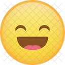 Rire joyeux  Icône