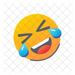 Reír Emoji Icono