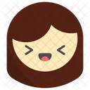 Risa Emoji Cara Icon