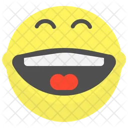 Risada completa Emoji Ícone
