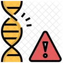 Risco Mutacao Anormal Ícone