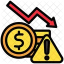 Risco Financeiro Dinheiro Mercado Ícone