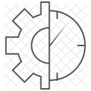 Risikomanagement Thinline Symbol Symbol