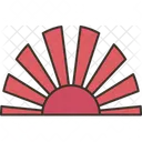Rising Sun Flag Icon