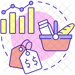 Rising Commodity Prices  Icon
