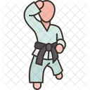 Rising Block Defense Icon