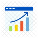 Rising Statistics Analytics Chart Icon