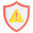 Risk Sign Shield Icon