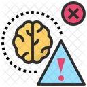 Risk Brain Error Icon