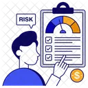Risk Analytics Infographic Statistics Icon
