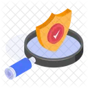 Risk Assessment Magnifying Icon