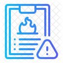 Risk Assessment Hazard Monitoring Icon