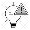 Risk Awareness Alert Idea Risk Management Icon