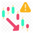 Risk Crisis Falling Icon