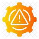 Risk Management Gear Warning Icon