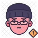 Risk Group Old Man Icon