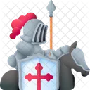 Ritter zu Pferd  Symbol