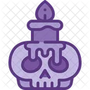 Ritual Skull Candle Icon