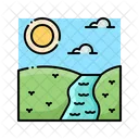 Nature Water River Icon