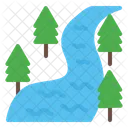 River Water Tree Icon