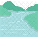 River Lake Water Icon
