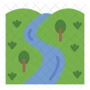 River Water Nature Icon