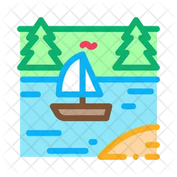 River Boat  Icon