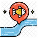 River Fishing  Icon