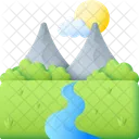 River Nature Water Icon
