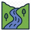 River Water Nature Icon