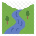 River Water Nature Icon