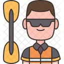 River Rafter  Symbol