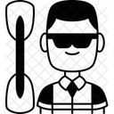 River Rafter  Symbol