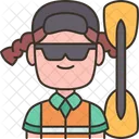 River Rafter  Symbol