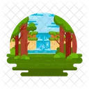 River Waterfall Icon